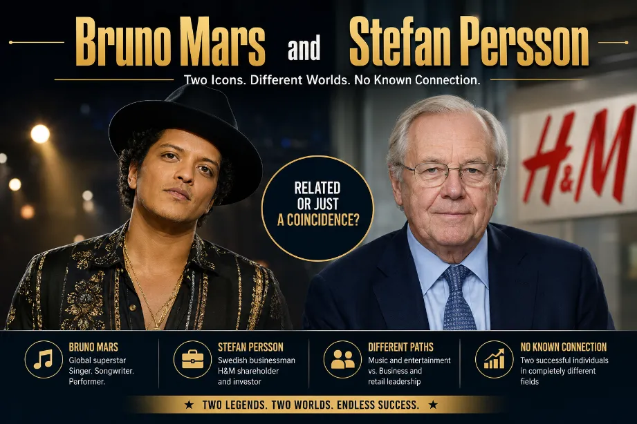 Bruno Mars and Stefan Persson